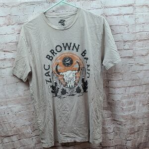 Zac Brown From The Fire Tour 2023 Tee Shirt Large